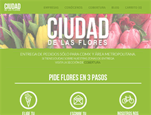 Tablet Screenshot of ciudaddelasflores.com